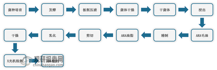 <strong>ARA生产工艺流程图</strong>