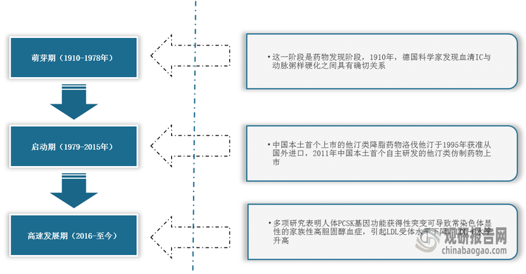 <strong>降脂药发展历程</strong>