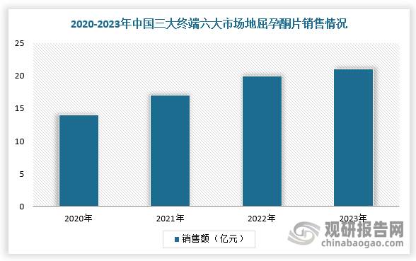 整体来看，近年来，我国地屈孕酮片市场持续扩容，2023年在中国三大终端六大市场的销售额超过20亿元，其中原研厂家雅培占据99.86%的市场份额。