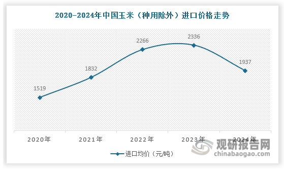 2024年以来，中国的玉米进口量重回配额管理体系。2025年4月，美国政府将对华商品关税提高至125%，中国随即对等反制。这一定程度上影响了粮食的贸易，好在我国通过收缩进口规模、分散采购来源（如增加巴西、阿根廷进口占比），有效降低对单一市场的依赖。海关数据显示，2025年上半年我国自美玉米进口量同比下降95%，而从南美进口占比提升至82%。