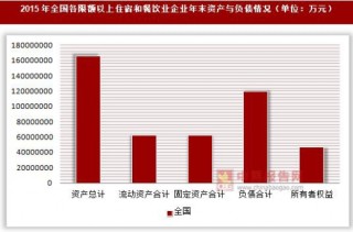2015年福建省与江西省各限额以上住宿和餐饮业企业年末资产与负债情况分析