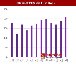 我国核电发电量持续增长，未来发展空间巨大