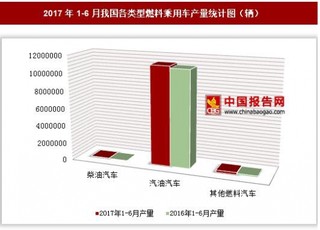 2017年1-6月我國(guó)各類型燃料乘用車產(chǎn)量情況分析