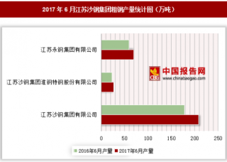2017年6月江苏沙钢集团粗钢产量情况分析
