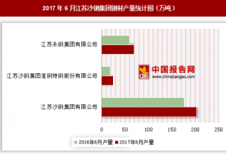 2017年6月江苏沙钢集团钢材产量情况分析