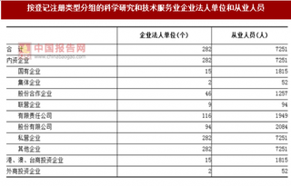 2017年湖南株洲市按注冊類型分科學研究和技術服務業(yè)企業(yè)法人單位和從業(yè)人員占比情況調(diào)查（圖）