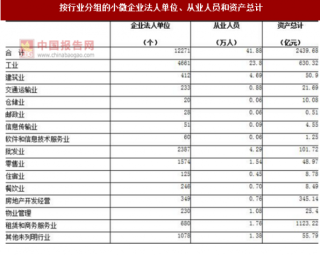 2017年湖南株洲市按行业分小微企业法人单位、从业人员和资产情况调查（图）
