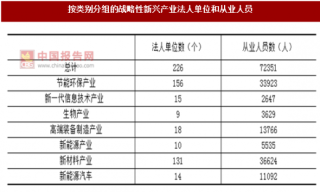2017年湖南株洲市按类别分战略性新兴产业法人单位和从业人员数量及占比情况调查（图）