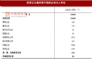 2017年广东阳江市按注册类型分企业法人单位占比及结构情况分析（图）