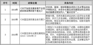 国家扶持力度不断加大 足球产业前景广阔