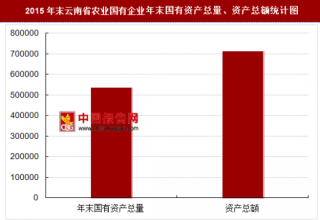 2015年末云南省农业国有企业主要指标分析