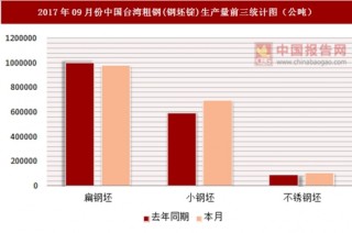 2017年09月份中国台湾粗钢(钢坯锭)表面消费统计情况分析