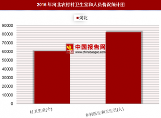 2016年河北农村村卫生室和人员情况分析