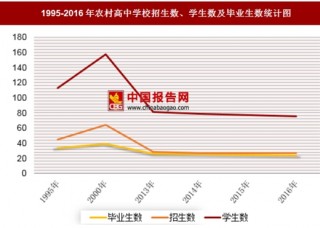 1995-2016年农村高中教育情况分析