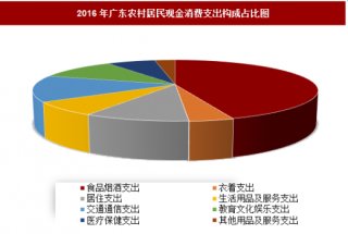 2016年广东农村居民现金消费支出构成分析