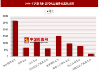 2016年河北农村居民现金消费支出分析
