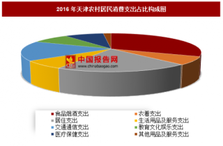 2016年天津农村居民消费支出分析