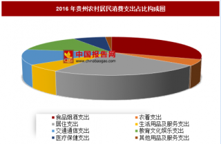 2016年贵州农村居民消费支出分析