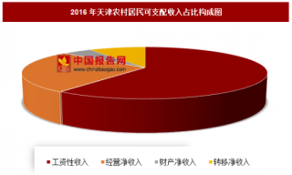 2016年天津农村居民可支配收入分析