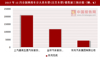 2017年12月全國乘用車分大類車型(交叉車型)銷售信息統(tǒng)計(jì)分析