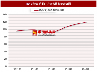 2016年猪(毛重)生产者价格指数分析