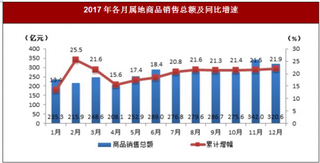 2017年上海市嘉定區(qū)商品銷售總額與社會消費(fèi)品零售額情況