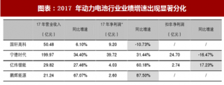 2018年中国锂动力电池行业业绩、市场格局及相关政策分析（图）