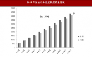 2017年陕西省延安市原煤销售与库存情况
