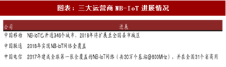 2018年中国电信行业运营商NB-IoT进展情况及物联网连接数情况分析（图）