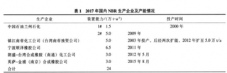 国内丁腈橡胶市场分析及技术进展