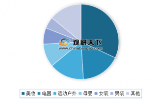 2018年11月中国天猫分品类GMV比例（图）
