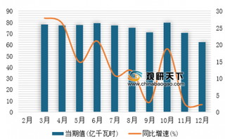 2018年1-12月我国太阳能发电量达894.5亿千瓦时，同比增长19.6%