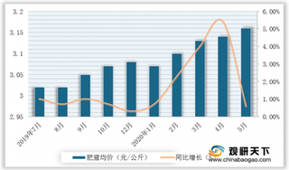 2020年5月我国饲料行业细分产品数据：肉鸡等价格上涨 原料进口量增长