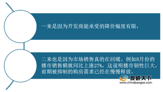 高房价压制消费 前8月主流房企销售目标低于60% 后期会下跌吗？