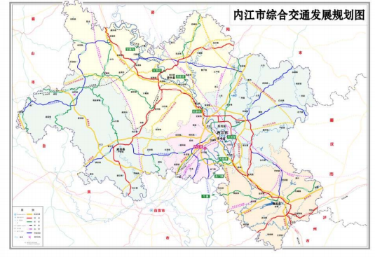 内江市规划图高清图图片