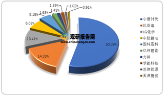 2020年我国动力电池行业格局情况