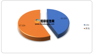 2019-2020年中国负极材料行业CR3占比情况