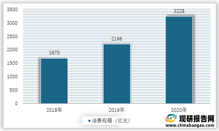 2018-2020年我国境内奢侈品消费规模情况