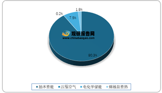 2020年全球储能装机规模结构占比情况