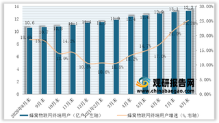 2021年1－8月份我国电信用户发展情况